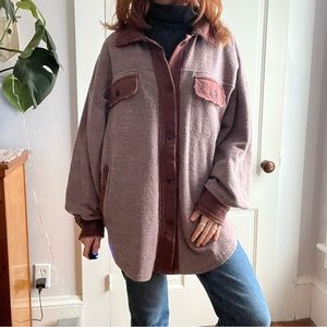 Free People Ruby Fleece shirt jacket